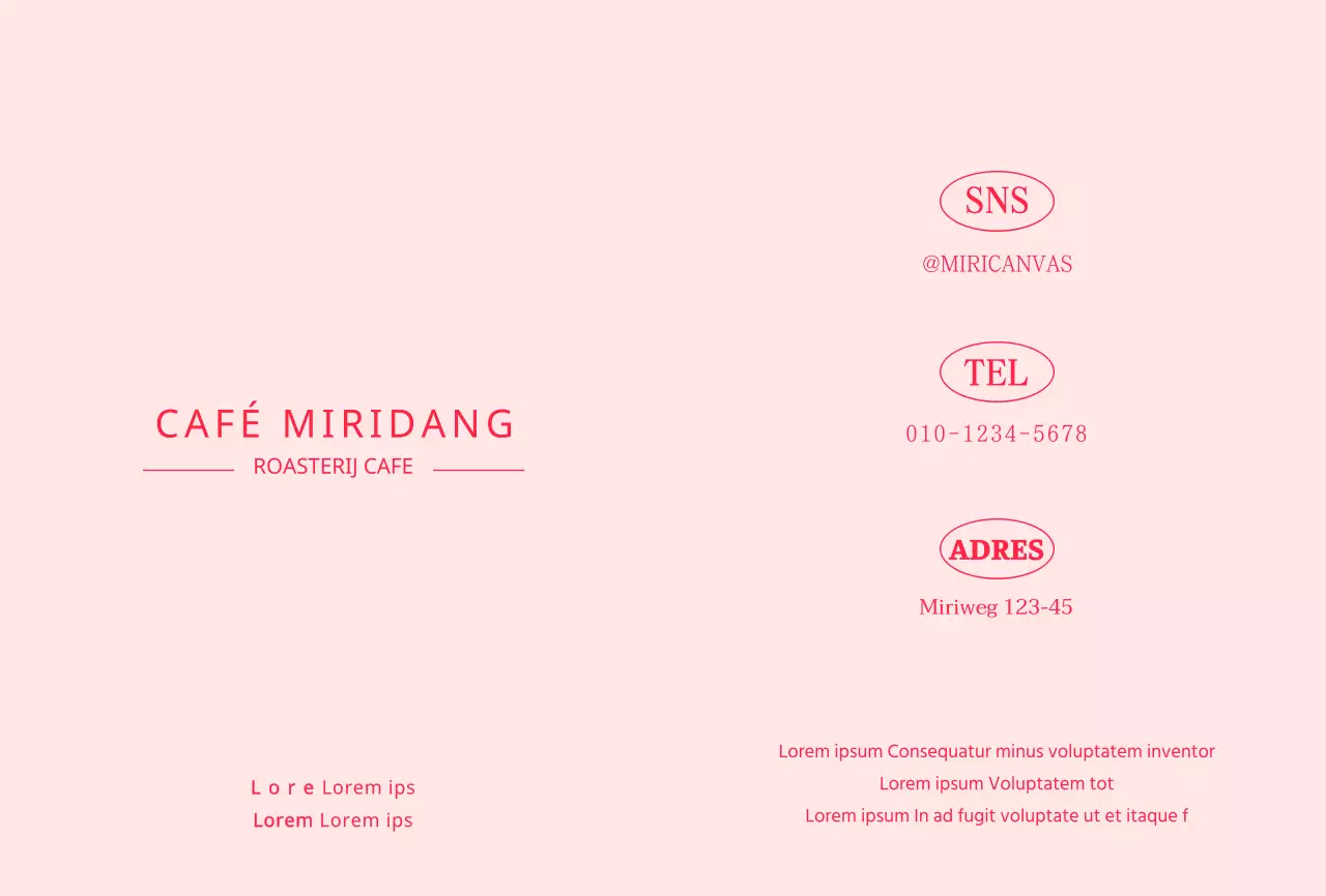 Promoot een café met een emotionele foto in roze