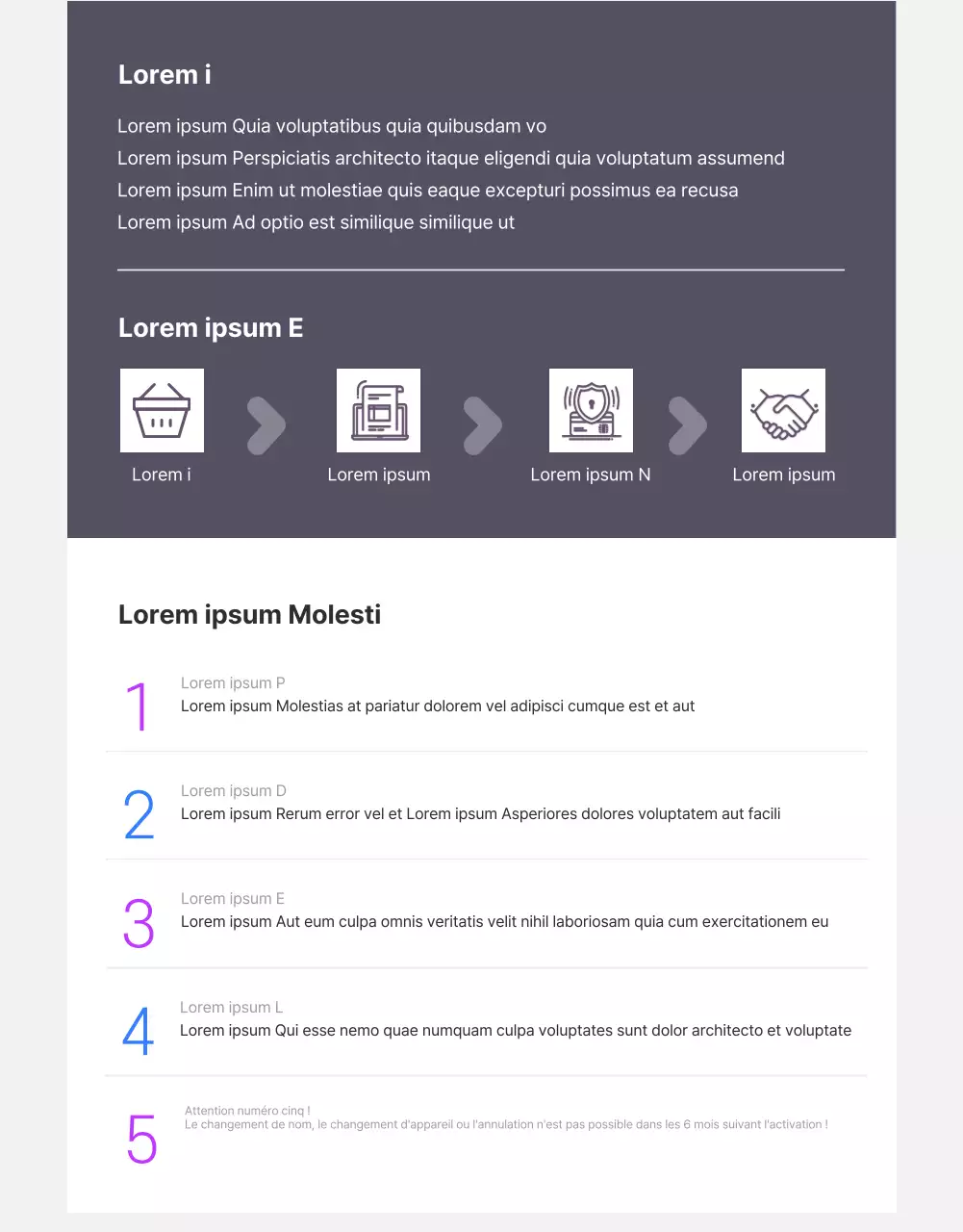 Page de détails sur le transporteur