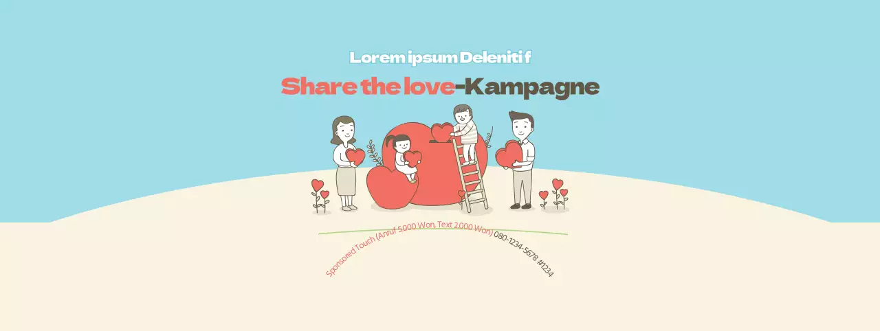 Rot, Blau und Beige für die Nachbarschaft