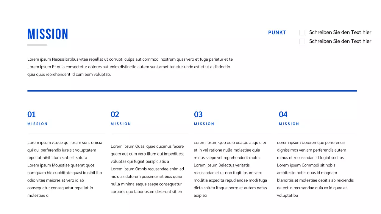 Grundlegende Präsentation