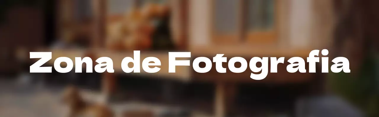 Orientação do texto da zona fotográfica de estilo simples