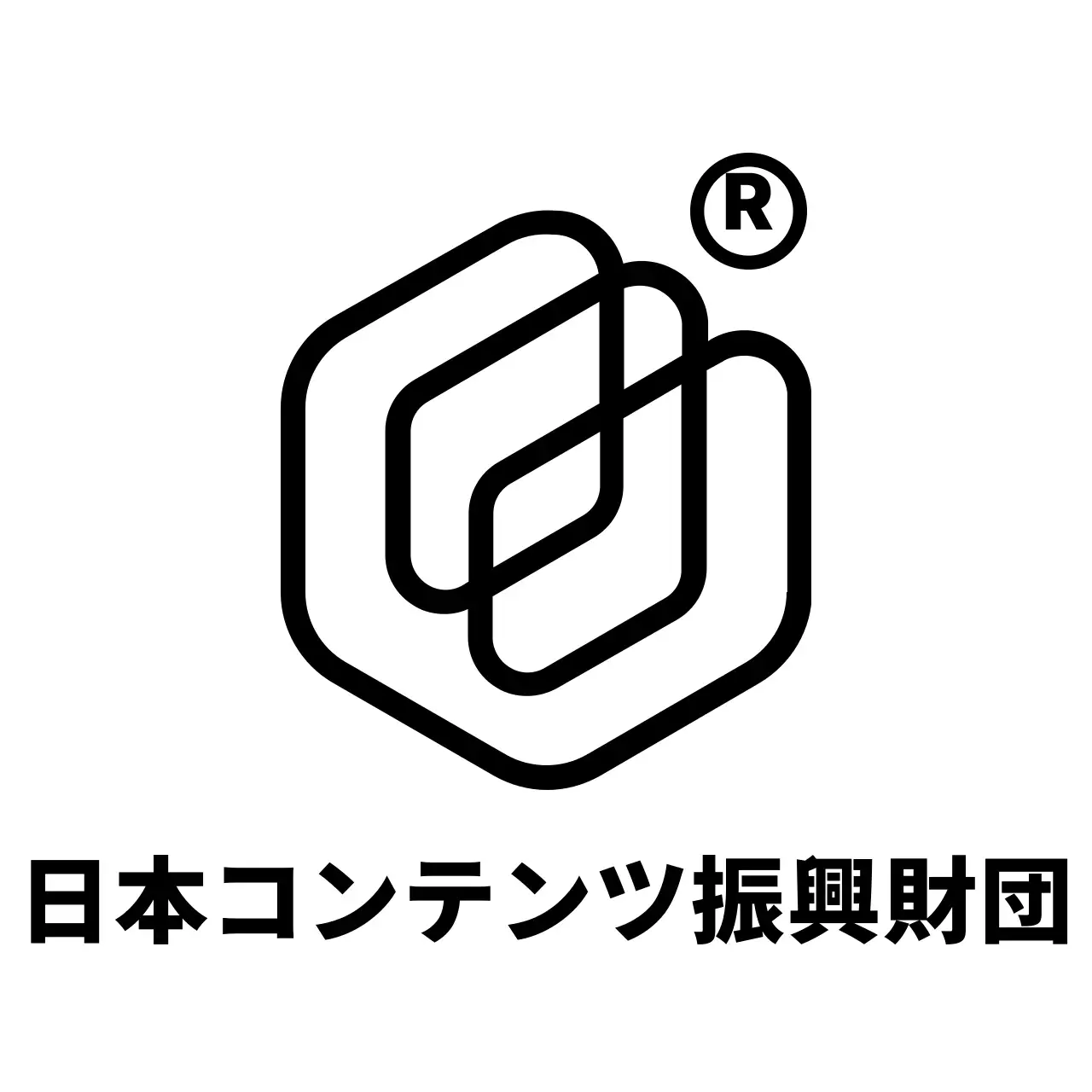シンプルで立体的なシンボルのロゴスタイル振興財団の広報及びプロモーション
