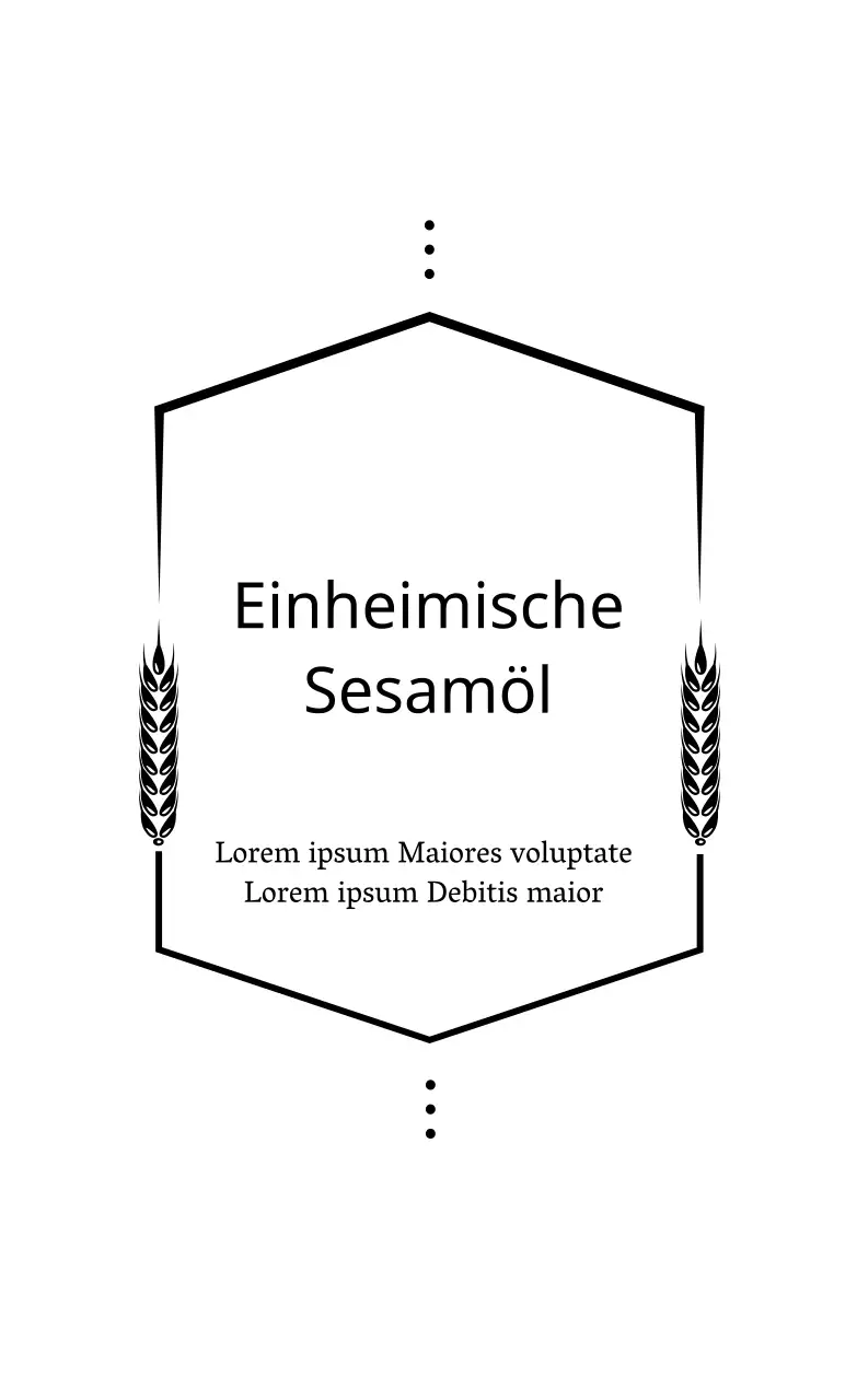 Weiße Illustration saubere traditionelle Lebensmitteletiketten