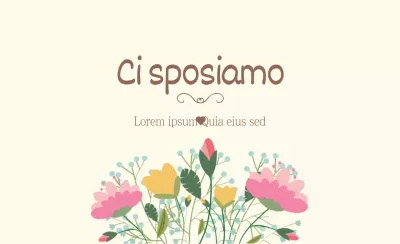 Ci sposiamo