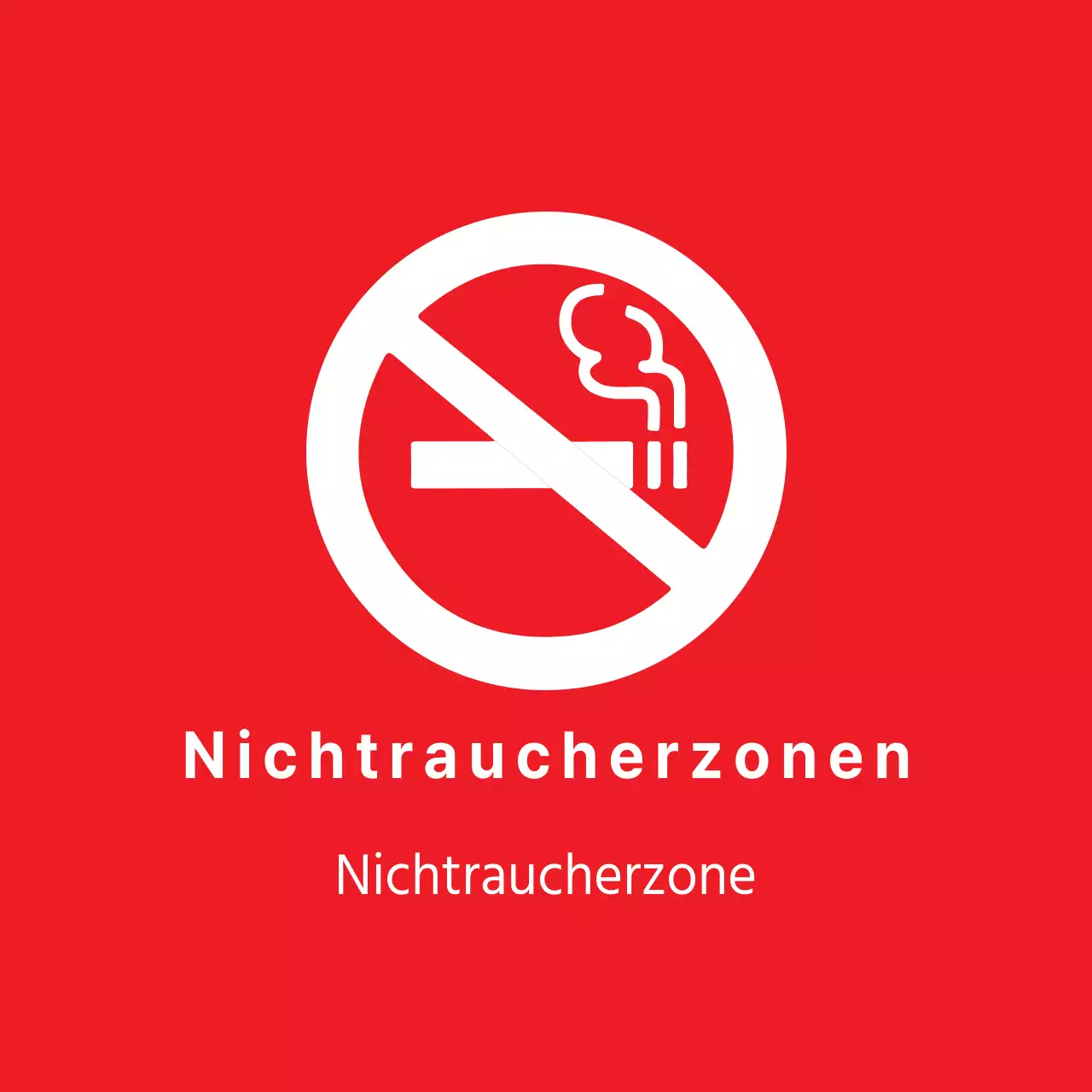 Nichtraucherzonen