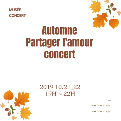 Concert d'automne_Bannière carrée