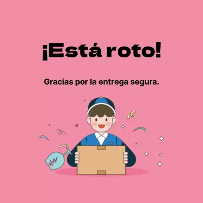 Etiqueta de envío seguro