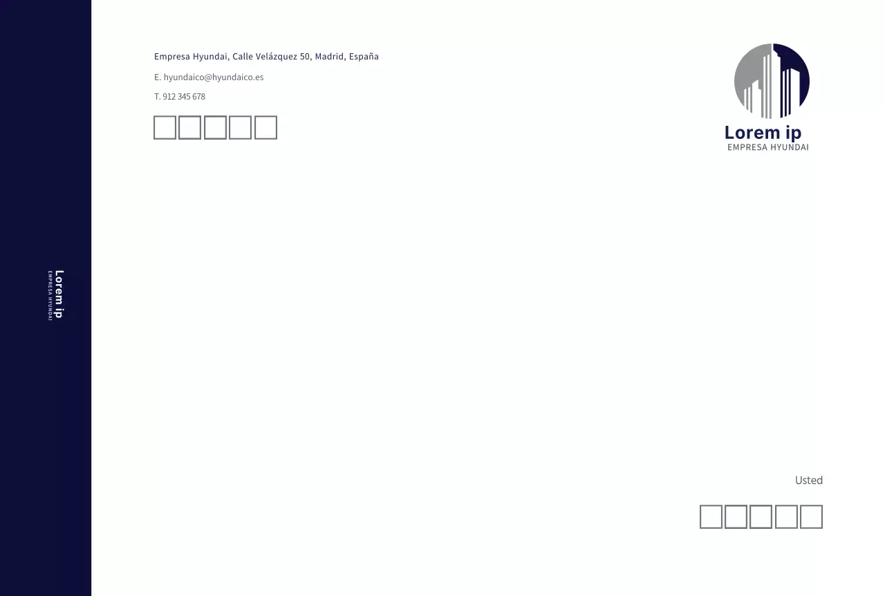 Azul Marino Corporativo Moderno