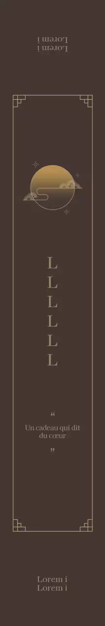 Coffret luxueux de Chuseok illustré de Brown