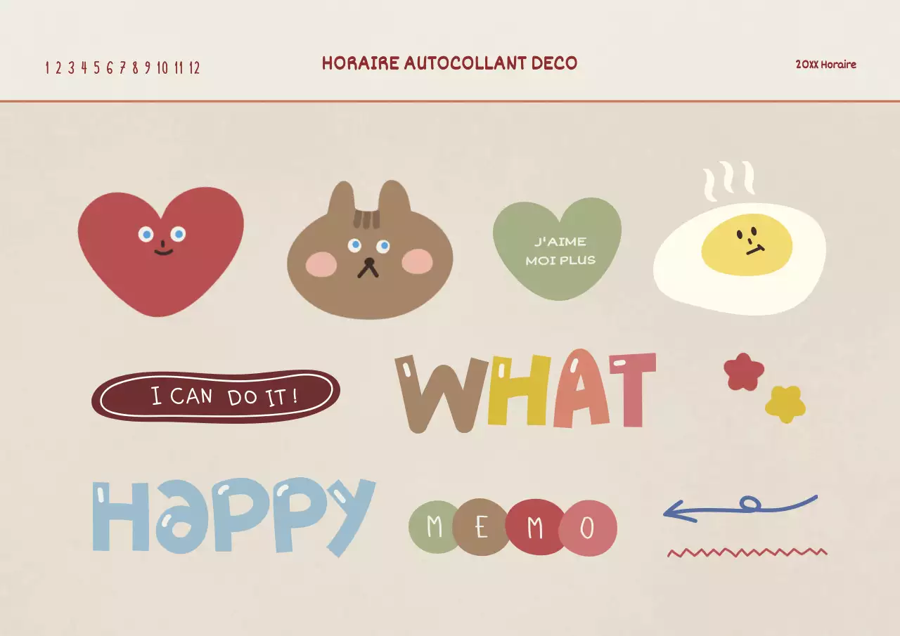 Le calendrier rose du Dakukoncept