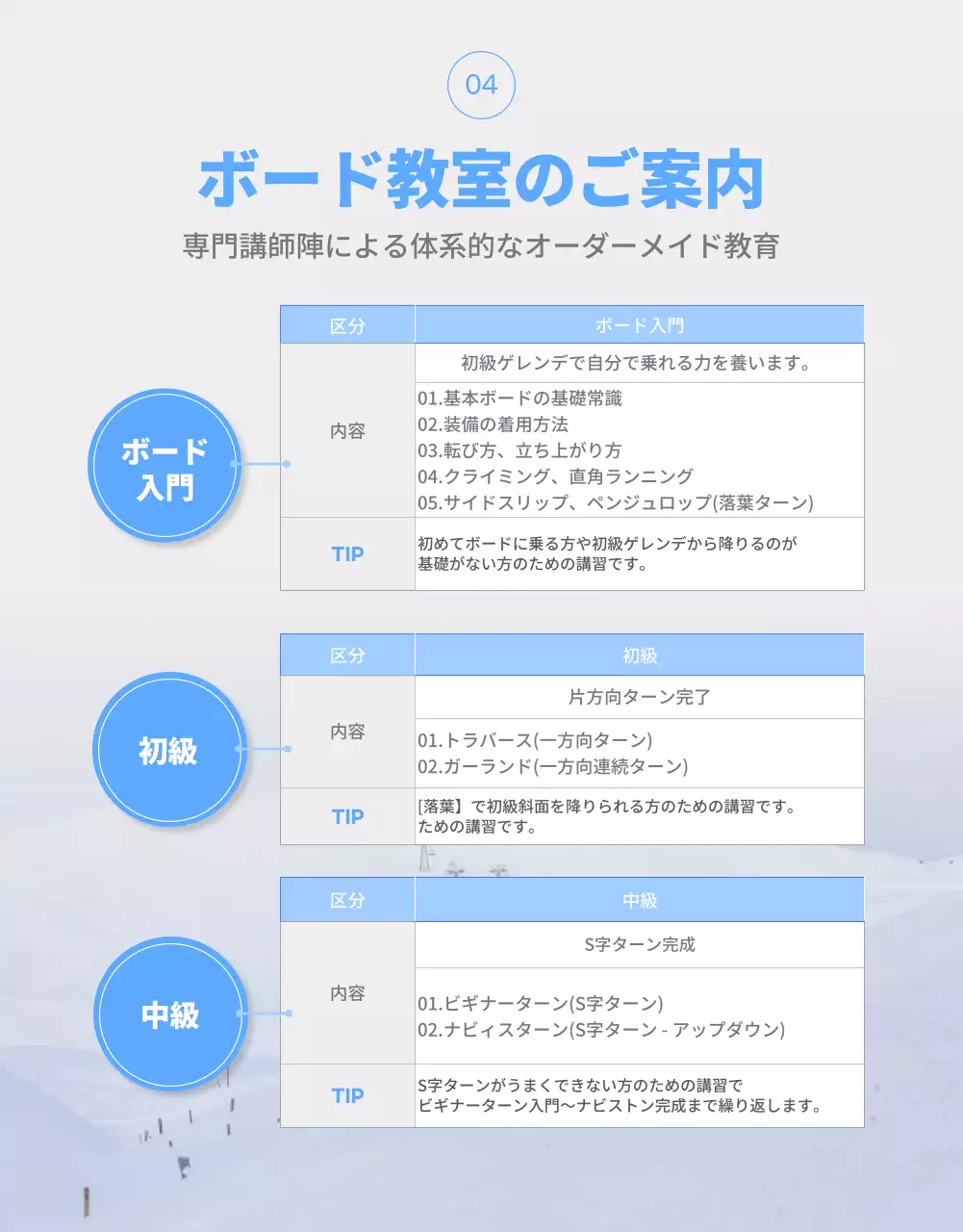 青 モダン スポーツ チラシ 詳細ページ