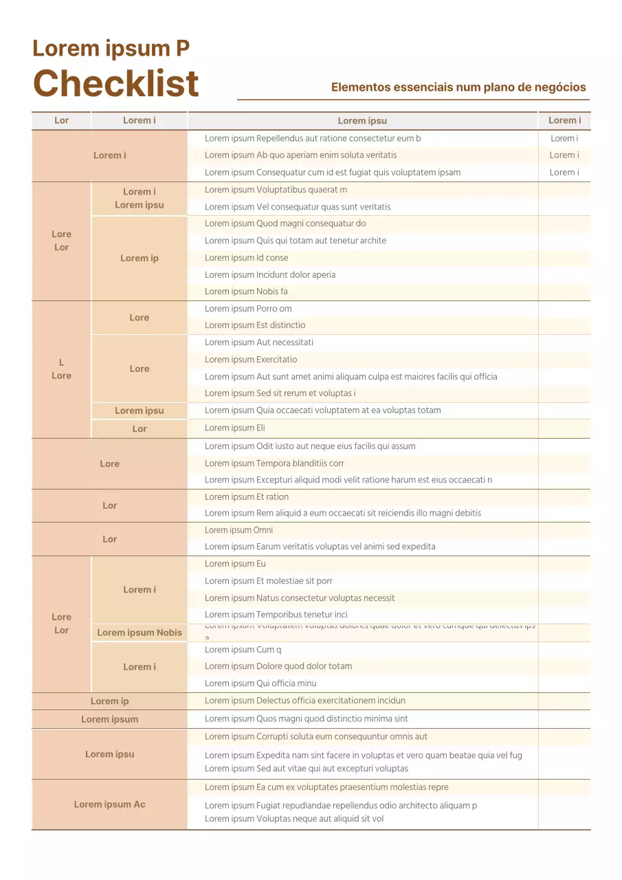 Lista de controlo para criar uma empresa de construção bege