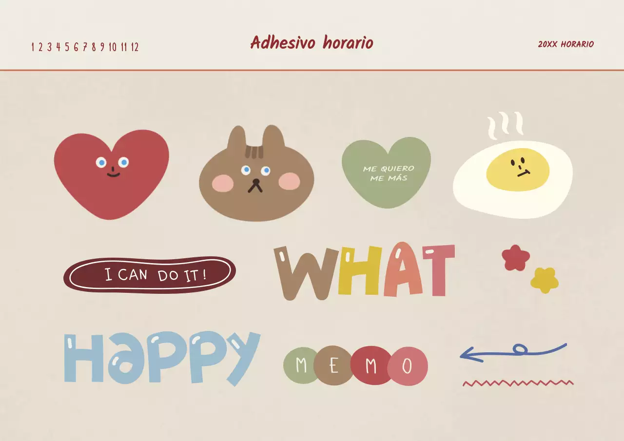 El horario rosa de Dakukoncept