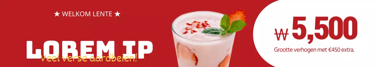 Drankjes met aardbeien