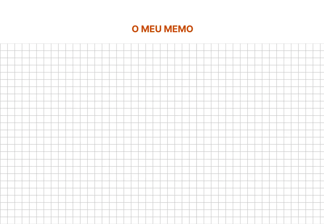 Memorando simples monocromático branco
