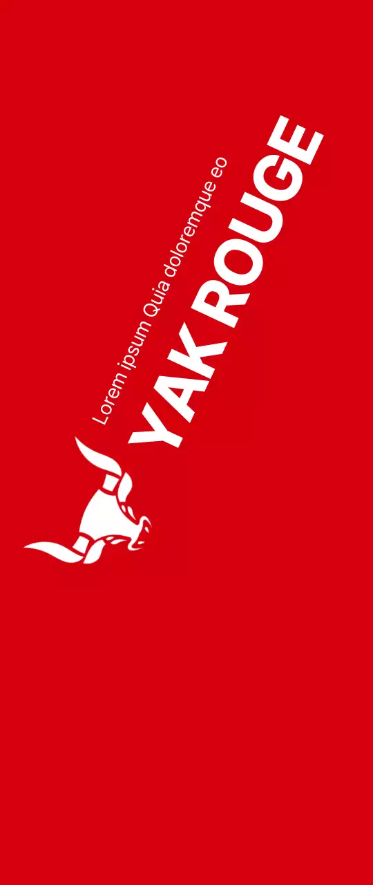 Style épuré en rouge et blanc pour l'information et la promotion du marathon