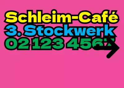 Schleim Cafe_Garoposter