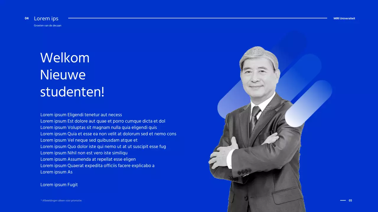 Bluetone oriëntatiesjabloon