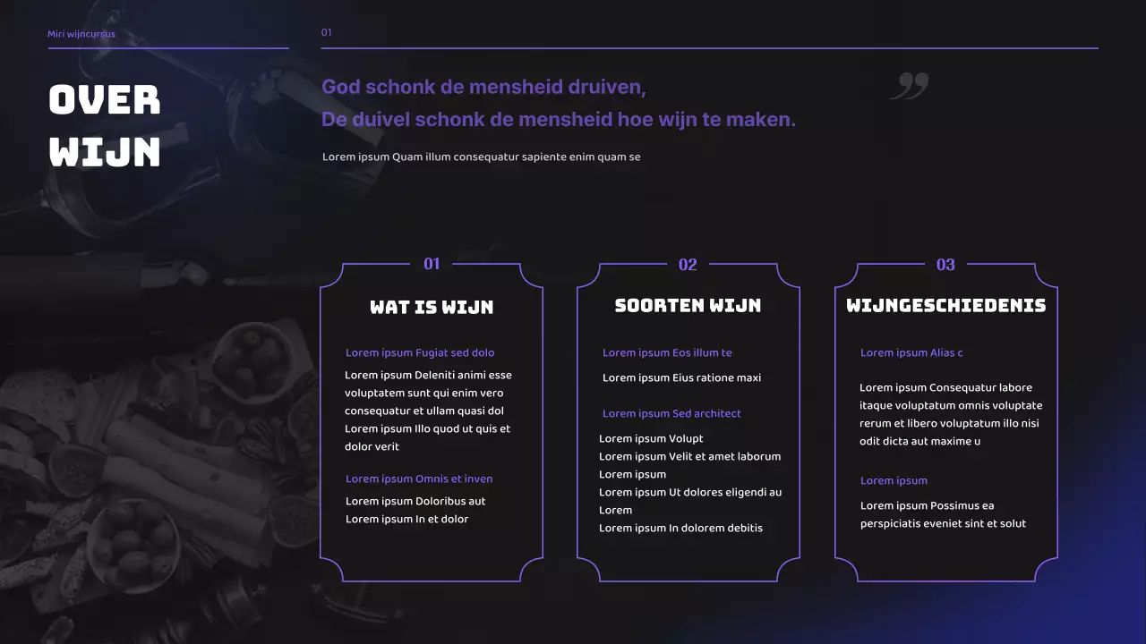Seminar over wijnbrouwen in zwarte en paarse tinten