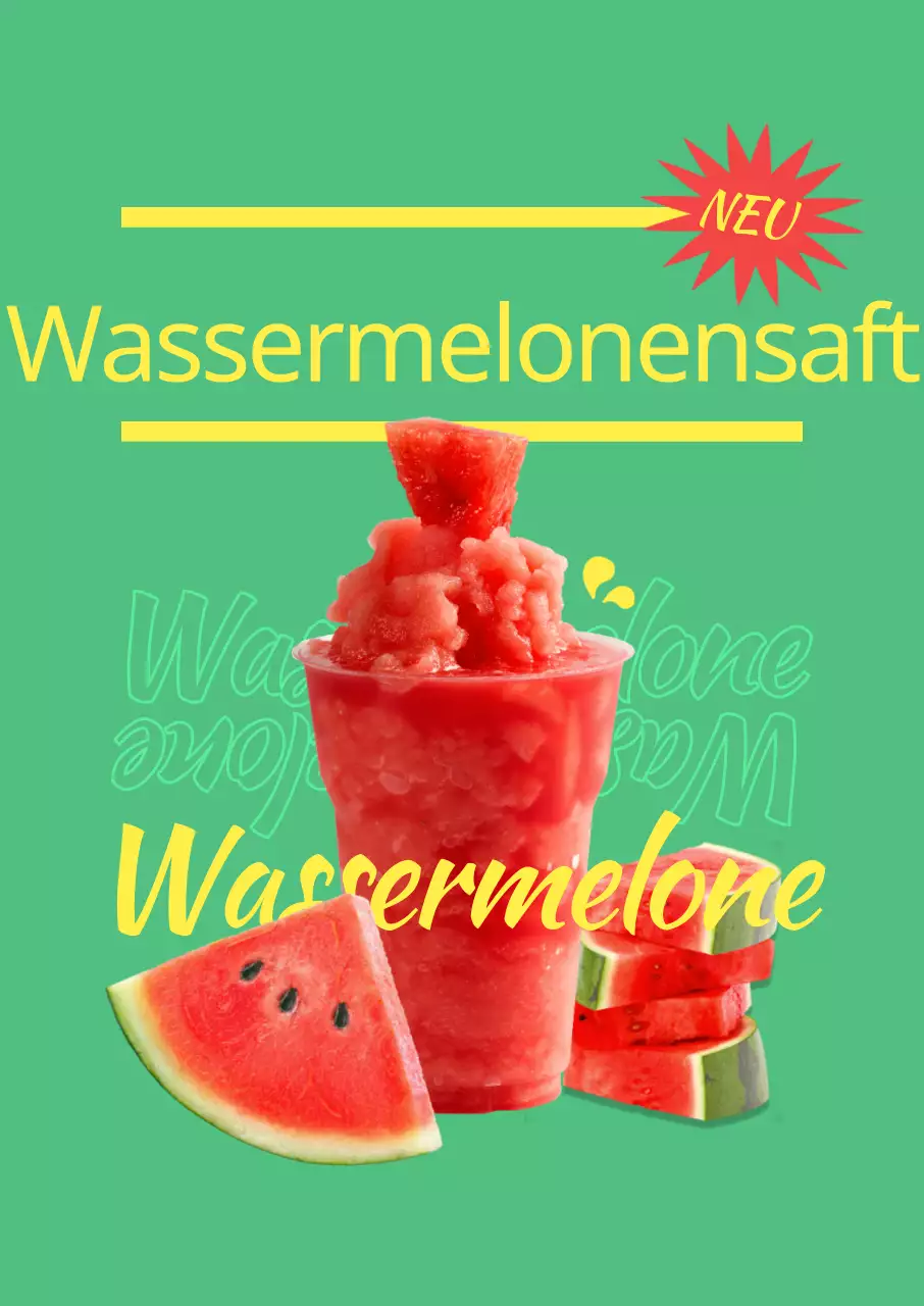 Bewerben Sie Ihr Café-Menü mit farbenfrohen, illustrierten Getränkebildern und Texten