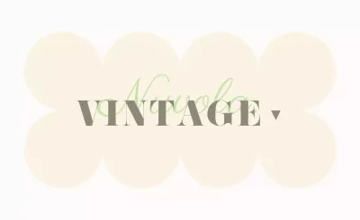 Promuovere un centro commerciale vintage con testi caldi e multicolori e forme circolari