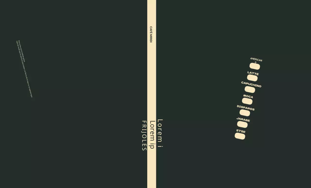 Black Simple Lines Cafe Lista de comprobación