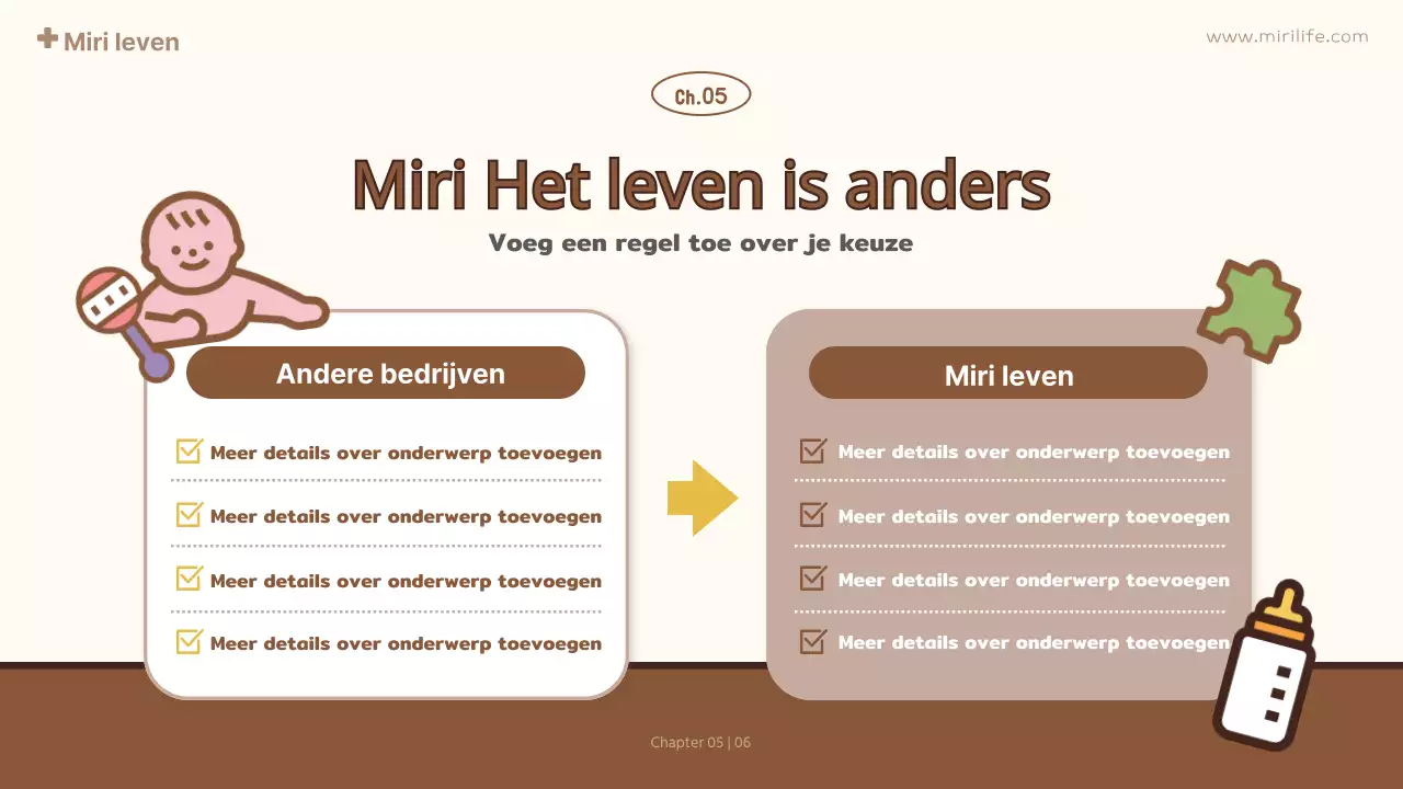 geel schattig voorstel kinderverzekering