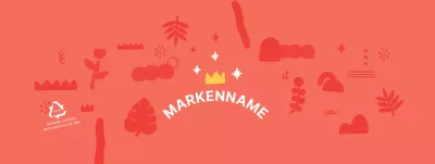 Rot Niedlich Illustration Formen Muster