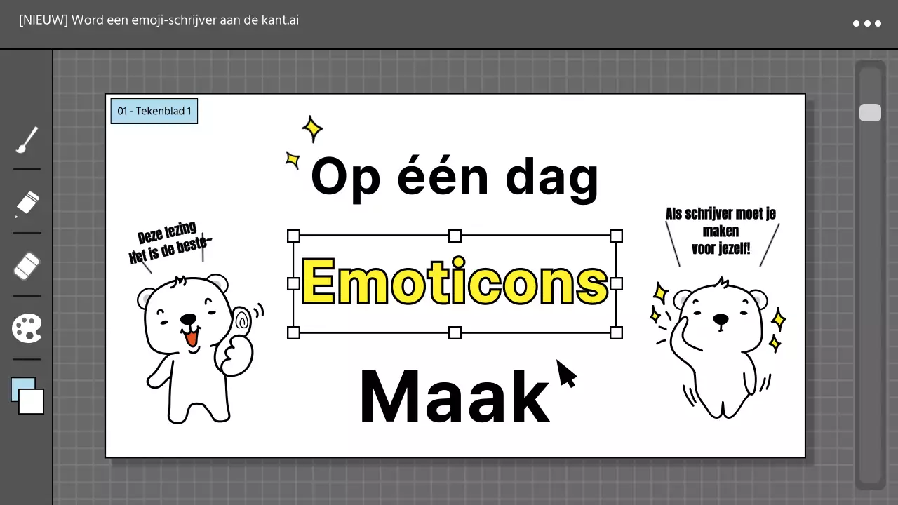 Maak emoji's met schattige ontwerpillustraties voor YouTube-miniaturen