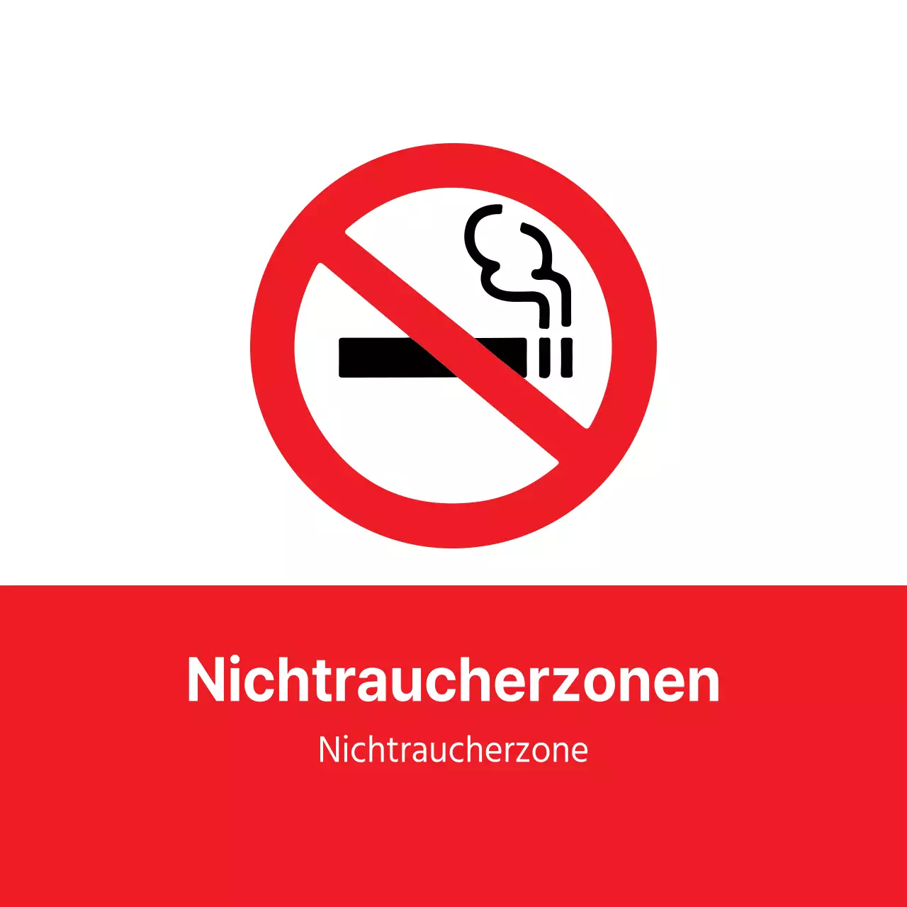 Nichtraucherzonen