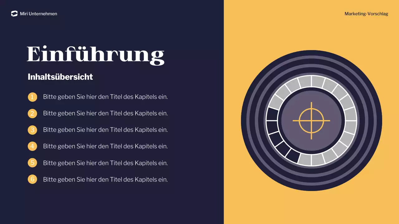 navy modern marketing document