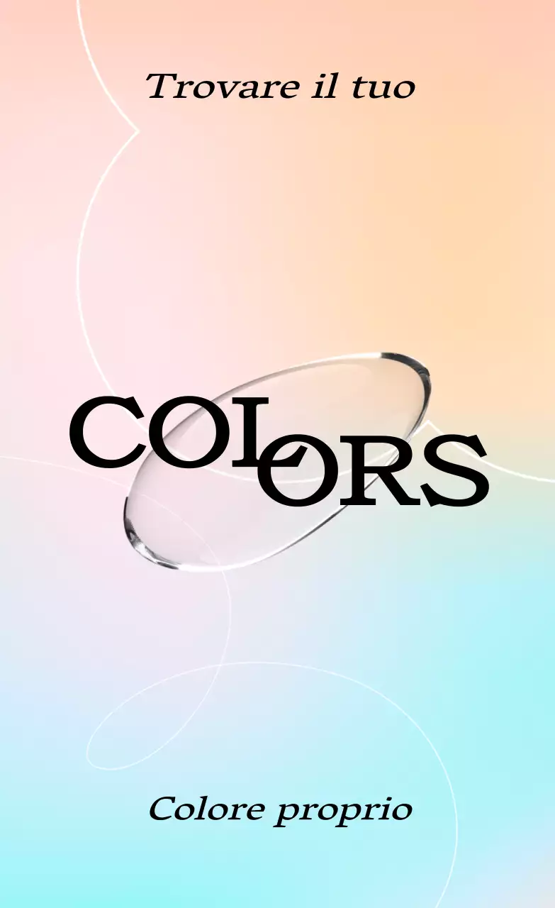 Merchandising espositivo con sfumature colorate e un'atmosfera da sogno