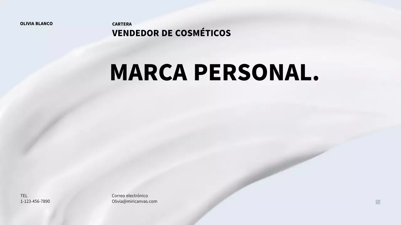 Cartera MD de cosmética sencilla en azul claro y negro