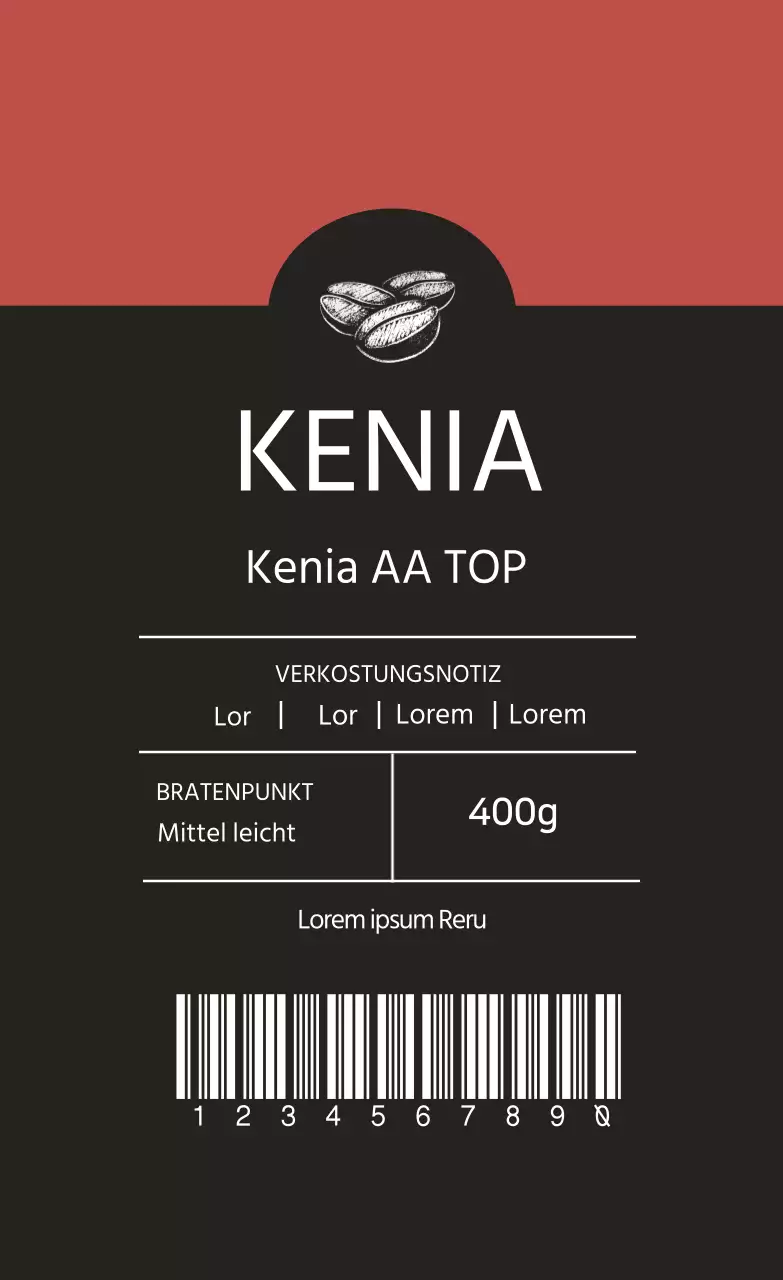 Kenia AA-Bohnen