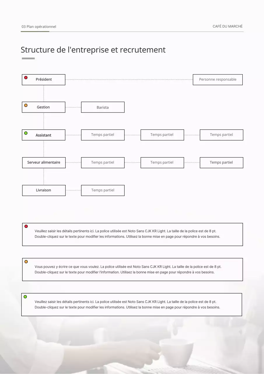 Plan d'affaires simple en diagonale en vert