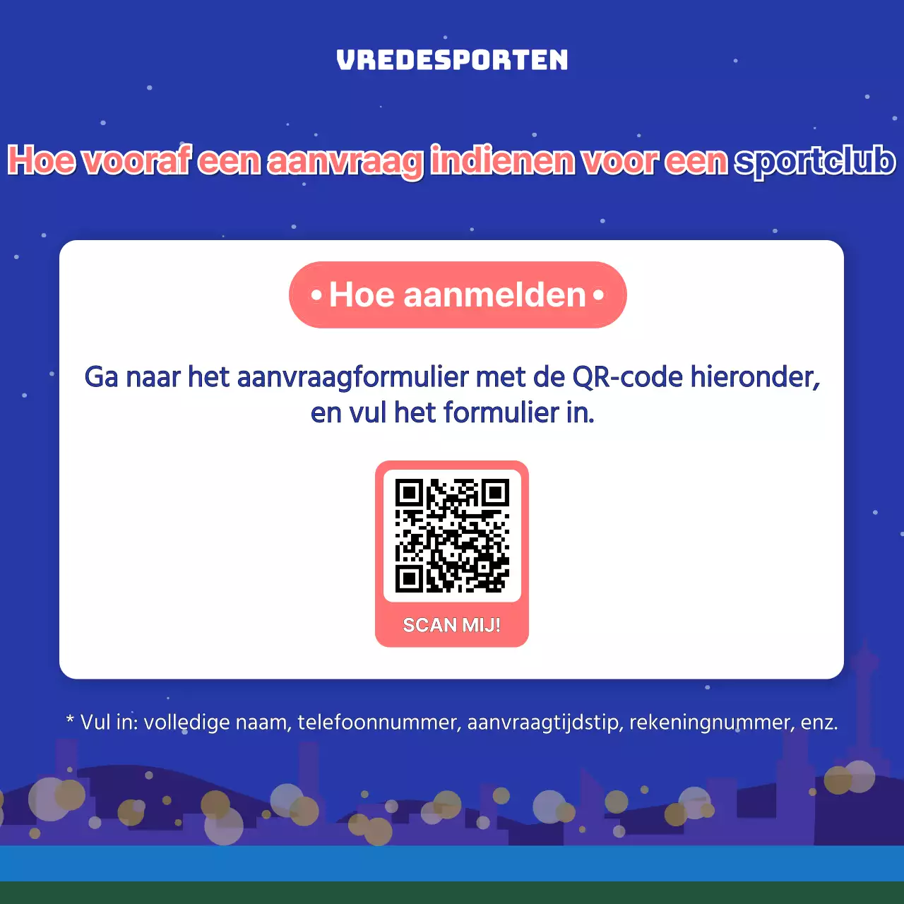 Promoot basissportclubs in blauw en roze