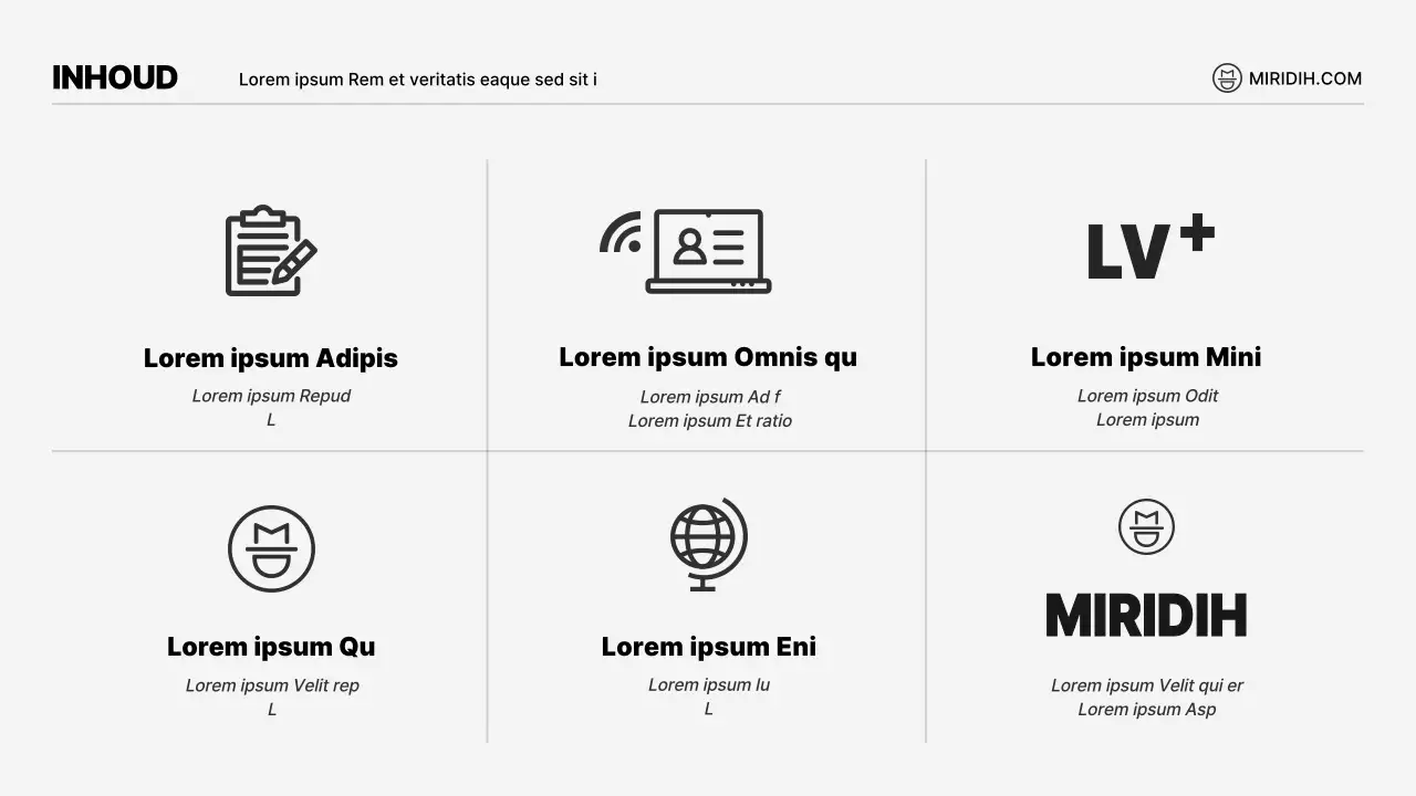 Een eenvoudige zwart-wit geïllustreerde conceptuele briefing