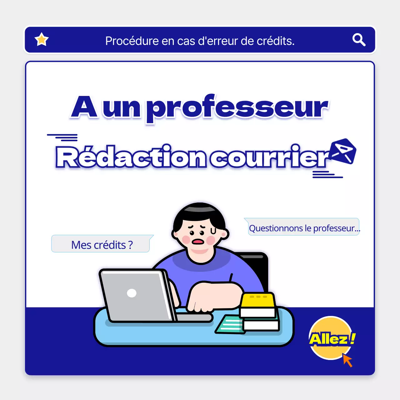 Etiquette et exemples de rédaction de courriels en bleu marine et blanc