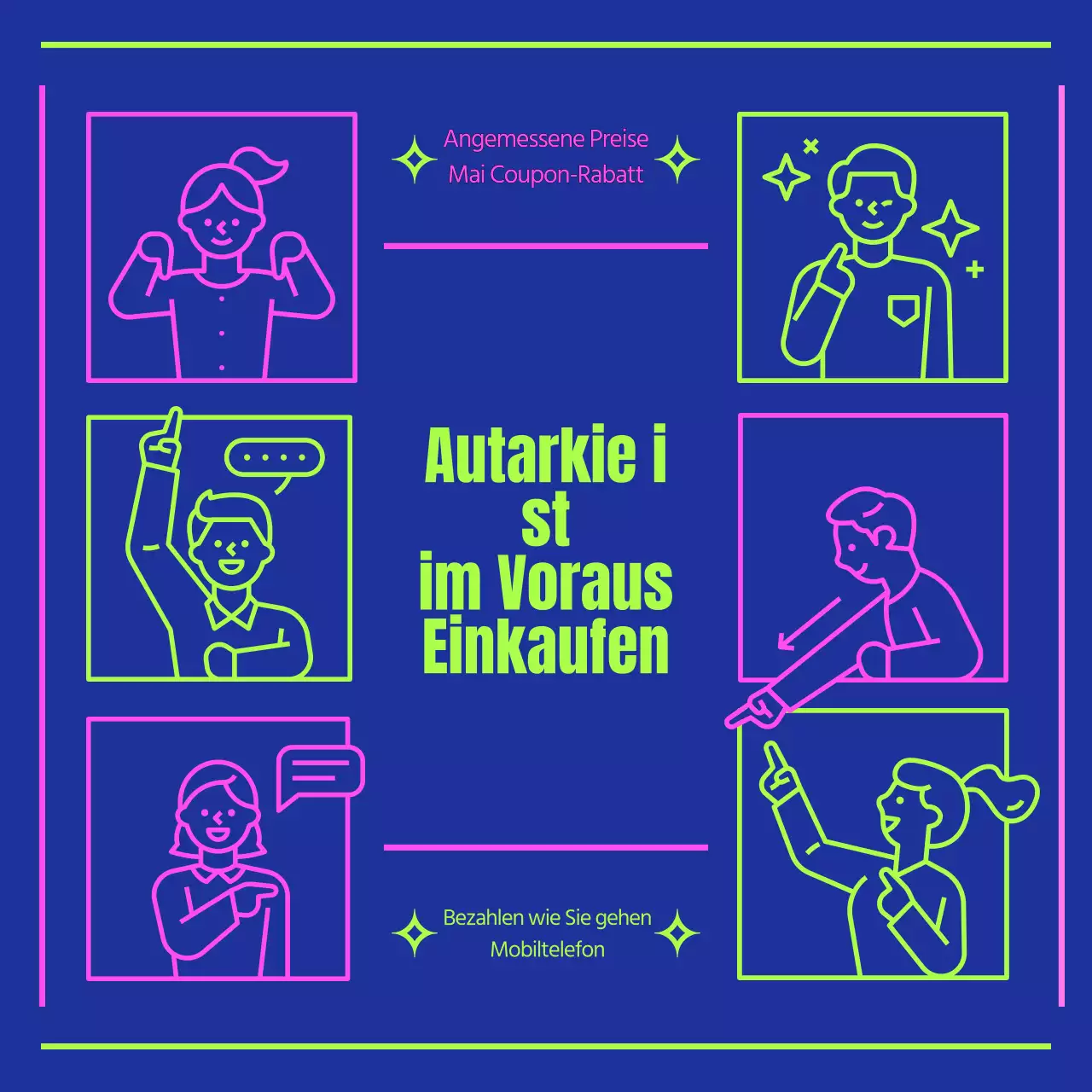 Über die Marine und Chartreuse autarke Handys