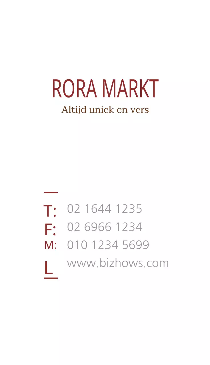 RORA MARKT