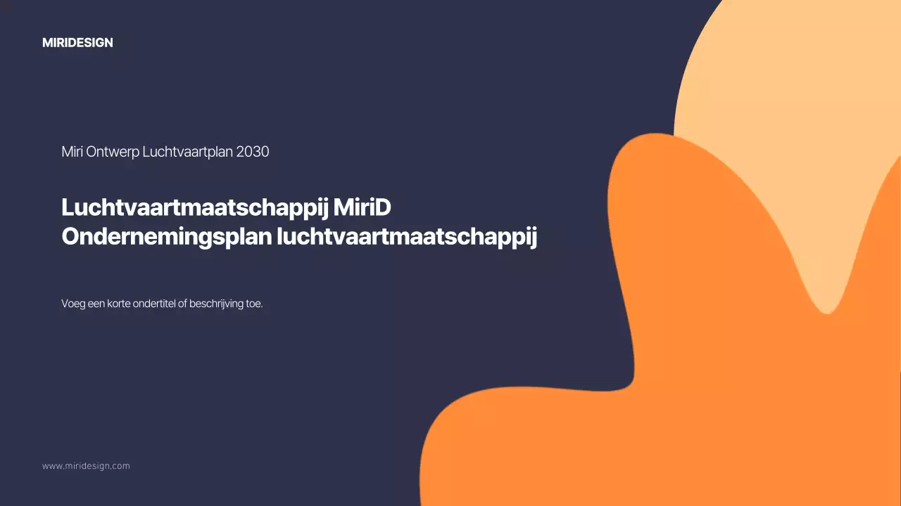 Luchtvaart Business Template met oud stadsthema