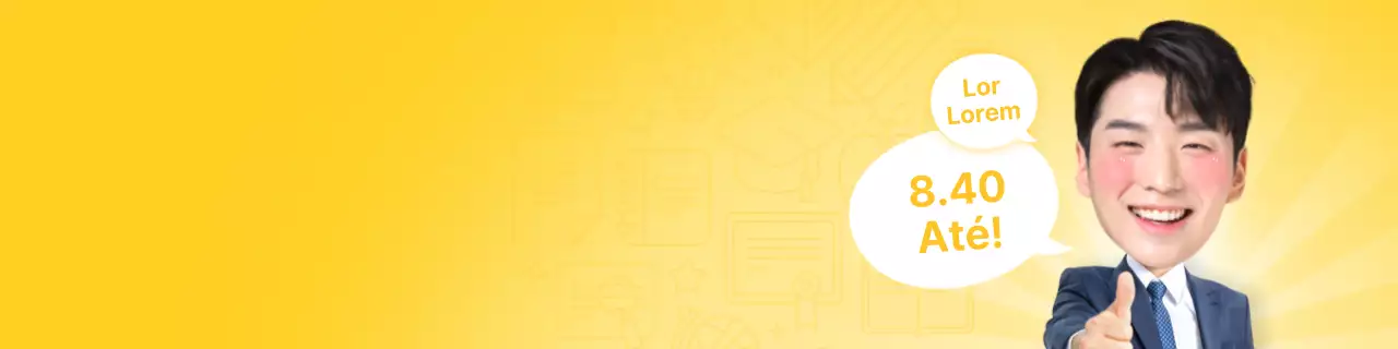 Tema do Google Classroom com conceito de imagem de professor amarelo e azul claro