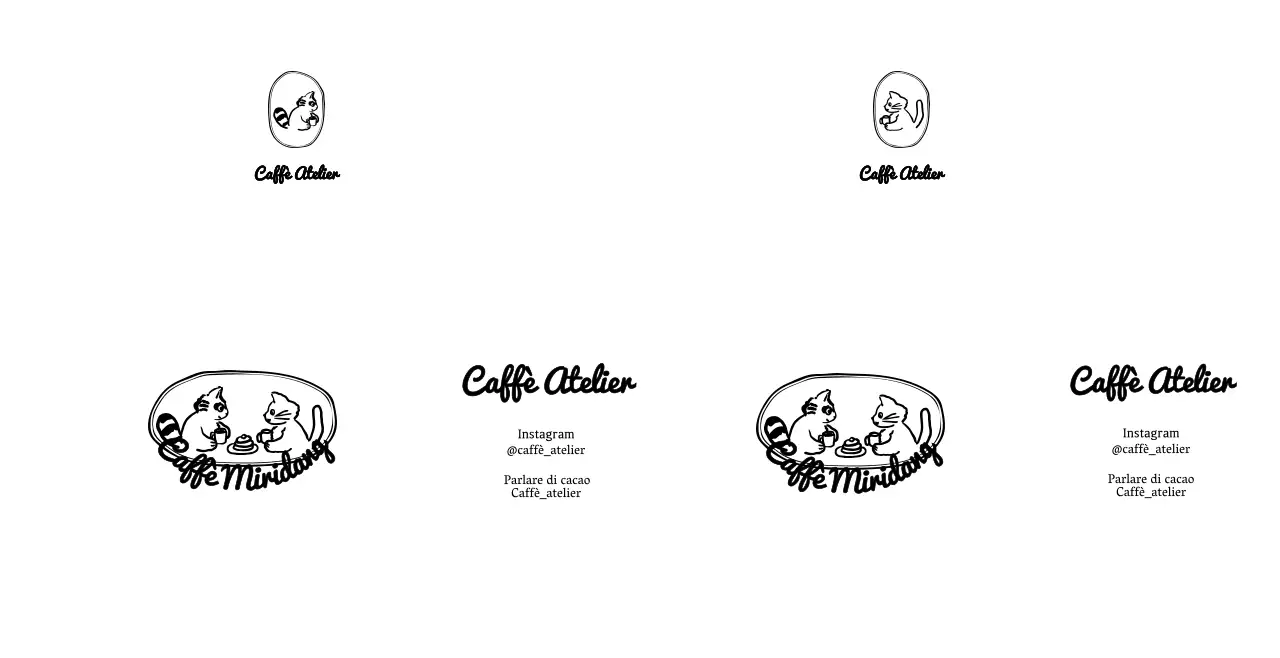 Per l'informazione e la promozione del caffè in uno stile emozionale e simpatico di illustrazione di procioni e gatti