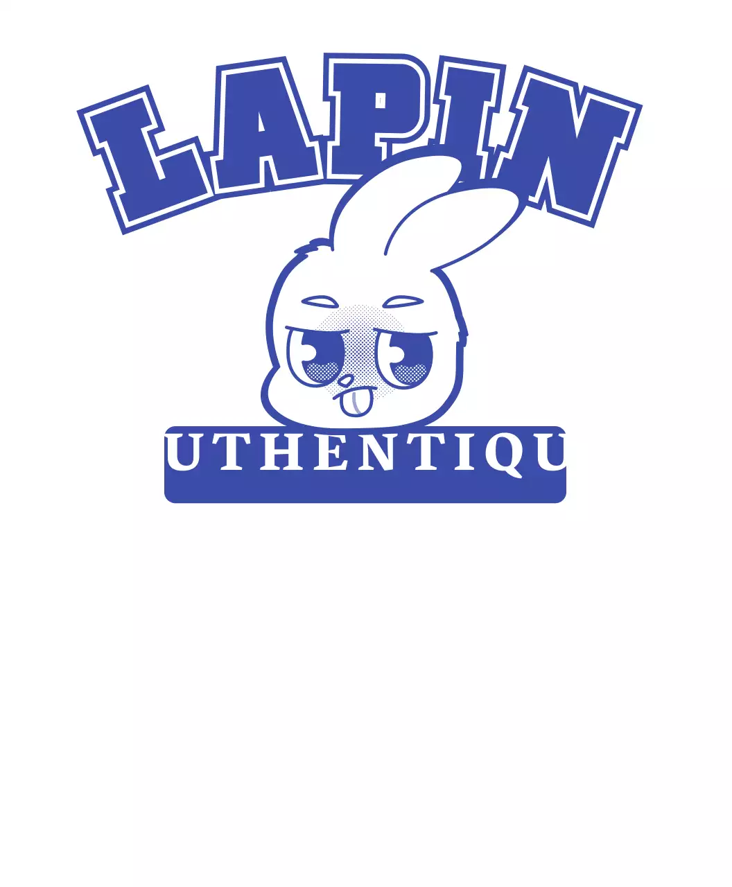 Titre et concept de personnage de lapin mignon