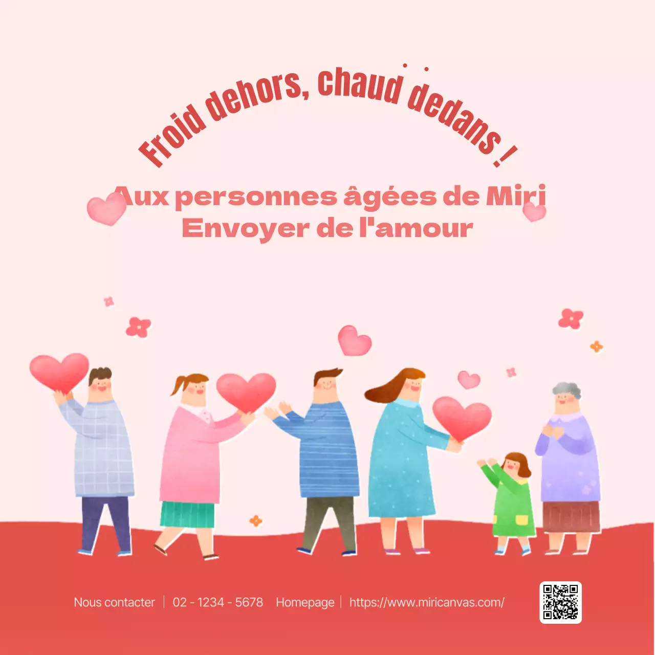 Le projet "Pink and Red" de partage de l'amour avec les personnes âgées