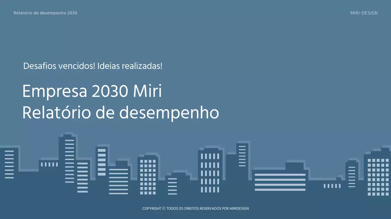 Modelo do Quadro de Resultados 2030