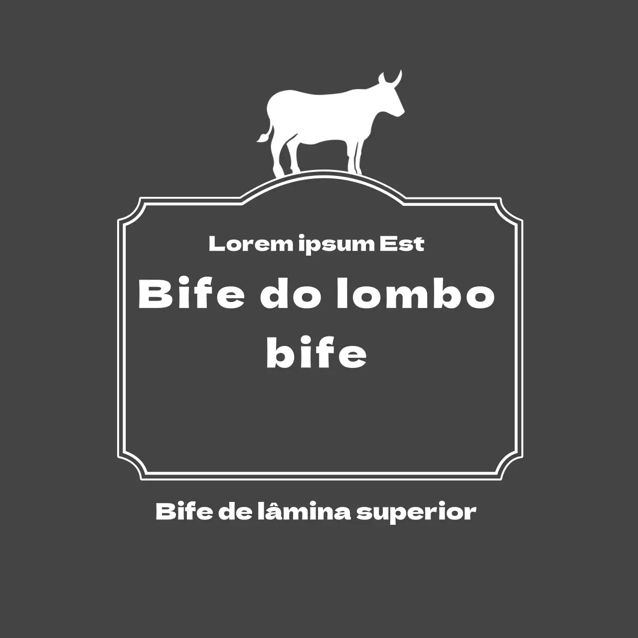 Etiquetas de bifes de flanco