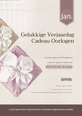 Nieuwjaarsgeschenkenwedstrijd