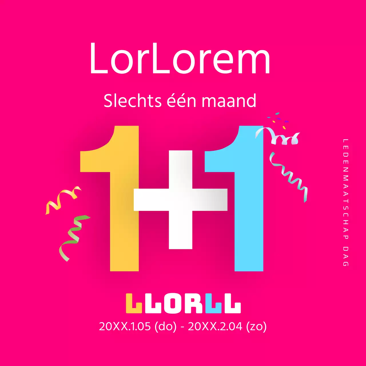 Een-plus-een evenementen