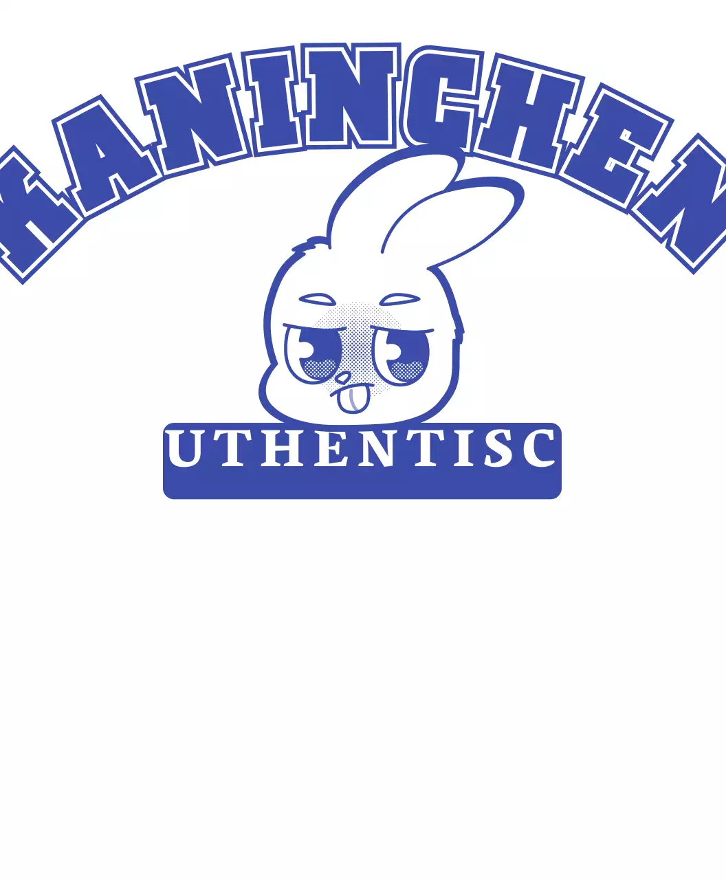 Titel und niedliches Hasenkonzept